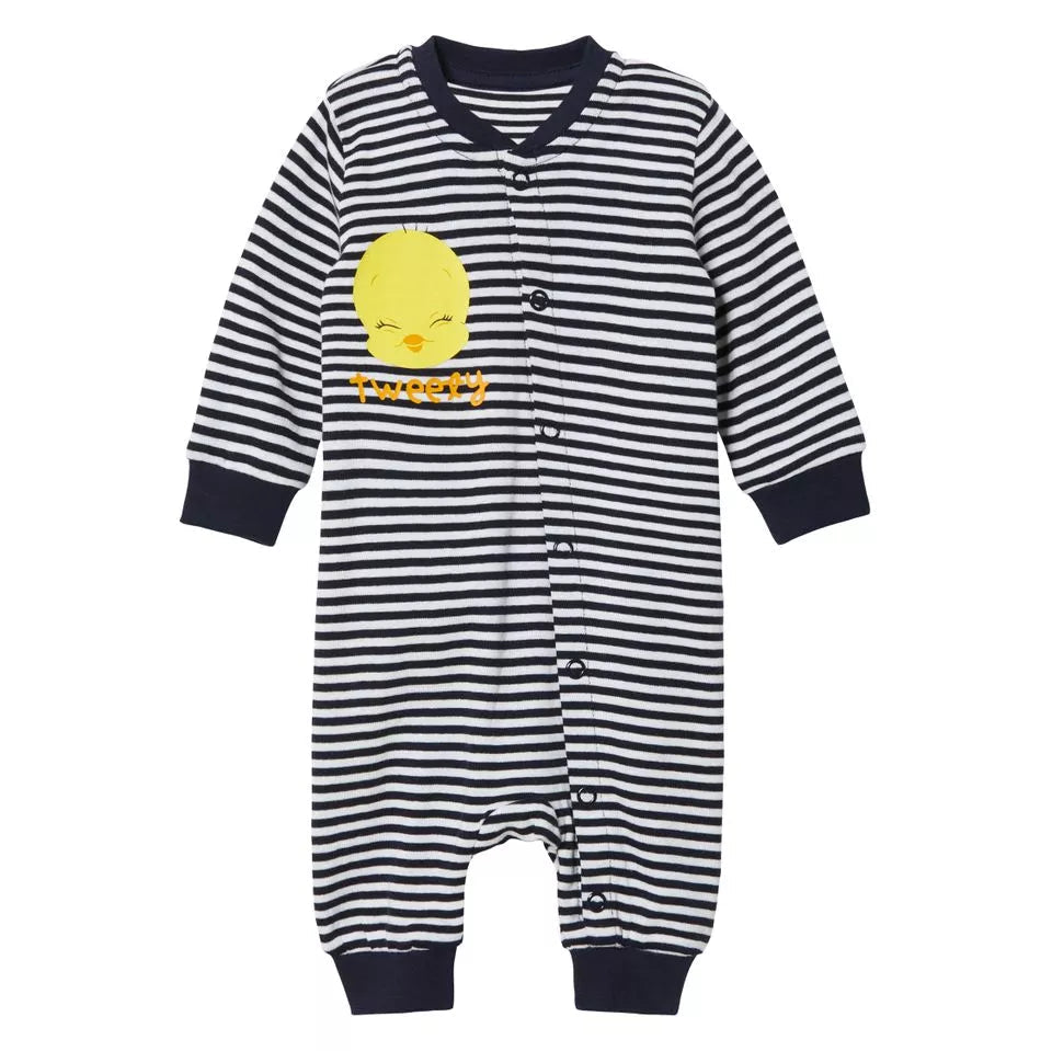 Cotton Made in Africa Looney Tunes Baby Sleepsuit